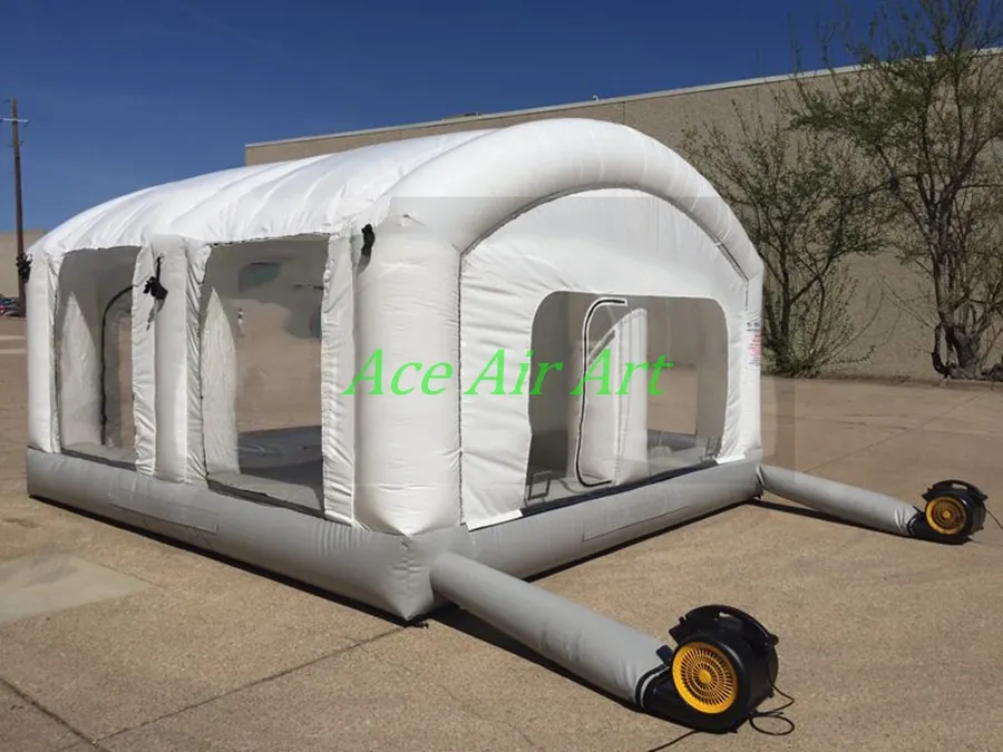Unique Style Customized Used Portable Inflatable Mobile Outdoor Spray Booth / Airblown Spray House For Sale