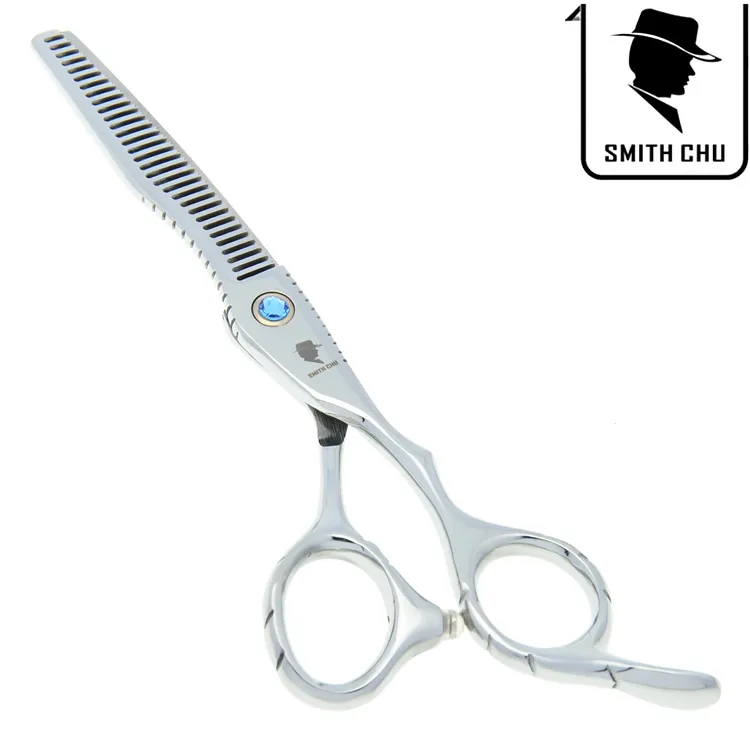 6.0Inch 2017 New SMITH CHU Hot Selling Professional Hairdressing Barber Hair Thinning Scissors Salon Hair Shears Razor JP440C, LZS0079