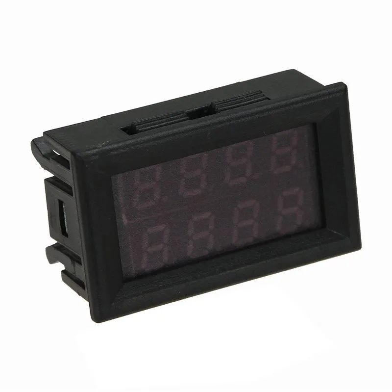 Digitales Voltmeter, Amperemeter, DC 200 V, 100 A, LED-Ampere-Voltmesser + Strom-Shunt B00327