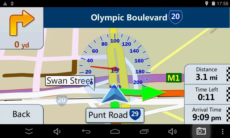 9 inç HD Araba Android Wifi GPS Navigasyon Bluetooth Avin FM 32 GB Araç Kamyonu Global GPS Navigator Avrupa Amerika Sat Nav Ömür Boyu Güncellemeler