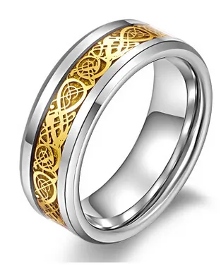 Bague En Acier Inoxydable Dragon Or Couleur Pour Hommes Petit Ami Cadeau En Gros DHL Livraison Gratuite Bonne Qualité