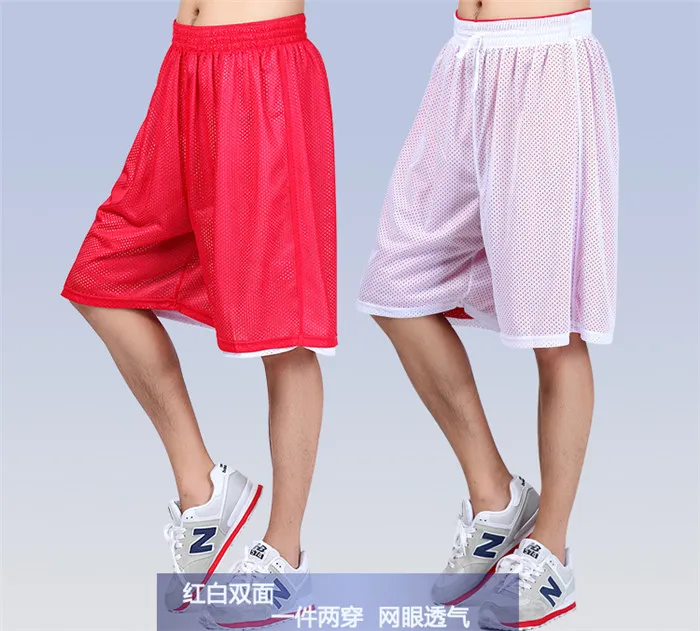 8 Styles 2016 Summer Hot Sale High Quality Reversible Casual Running Shorts Men Double-Way Breathable Sport Basketball Shorts