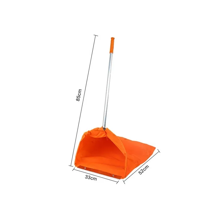 dobrável Pole Aluminum Garbage Pick Up Longo Alcance Ajudar Limpeza portátil Laptop Dustpan Can Canto Início Gardon ferramentas de limpeza ZA0874