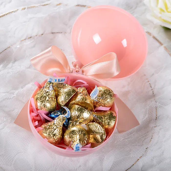 結婚式の好みの箱の保持者甘いキャンディの好意ボールの形のパーティーの好意箱の結婚式の装飾高品質