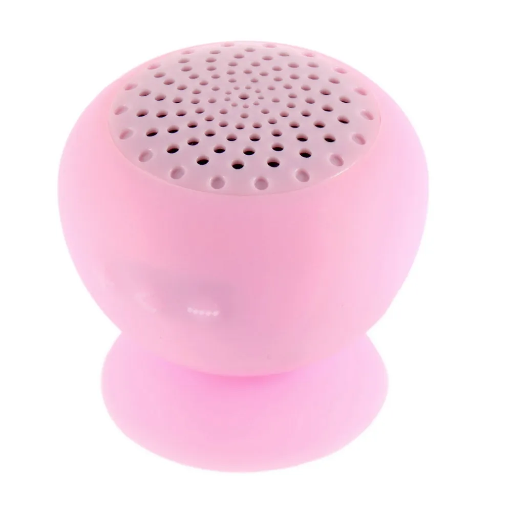 BY DHL Mini Wireless Bluetooth Speaker Mushroom Waterproof Silicone Sucker HandFree Speakers Subwoofers with Mic For Apple & Android phone