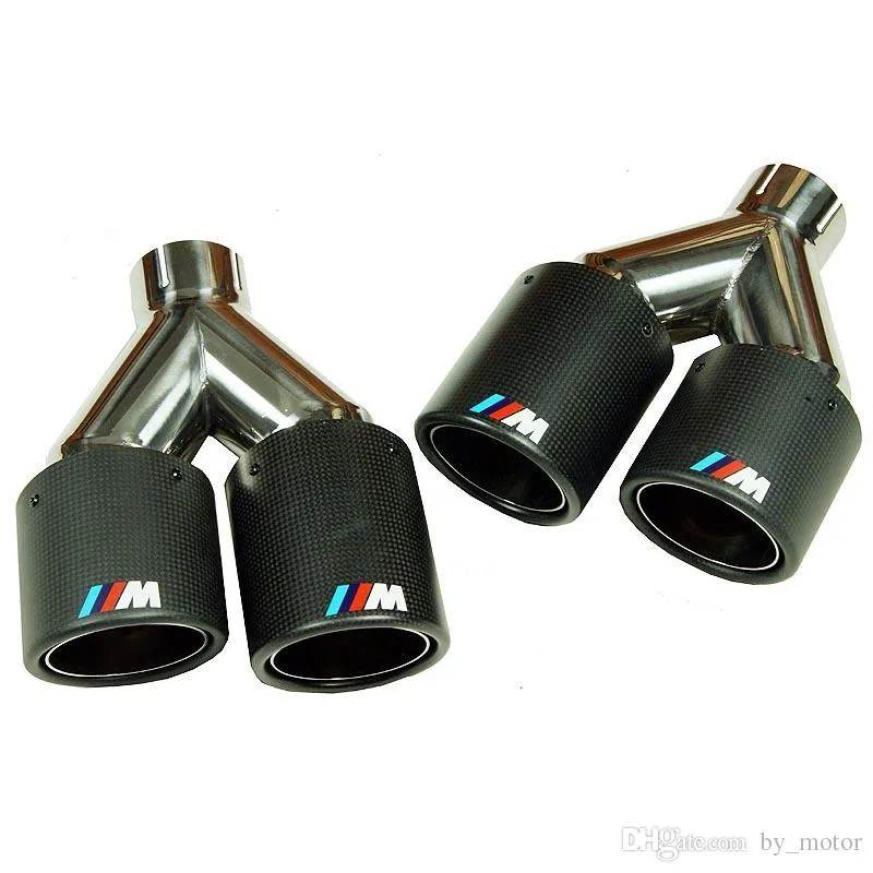 M3 M5 M6 1M X5 X6 ///M SPORT Style Real Carbon Fiber Quad Exhaust