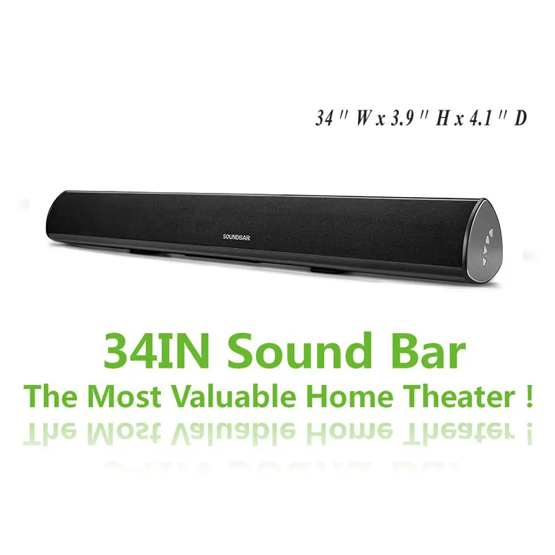 Hoogwaardige ABS Plastic Speaker voor BT Home Theater Bloetooth Draadloze Surround Speaker Soundbar S11 voor Notebook