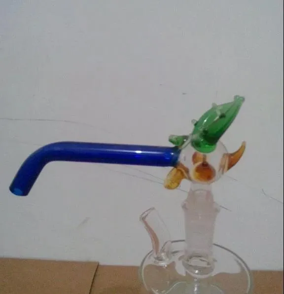 Predellino del rubinetto - pipa fumare narghilè in vetro Bong in vetro - piattaforme petrolifere bong in vetro pipa fumare narghilè in vetro - vape- vaporizzatore