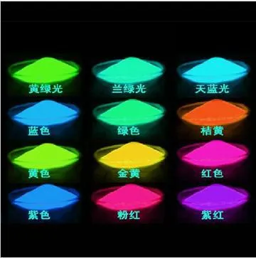 Hurtownia Luminous Glow Powder Super Bright Fluorescencyjny Proszek Luminous Farby DIY Materiały 120 gramów / partia Pigment Noctilucent Powder FPP