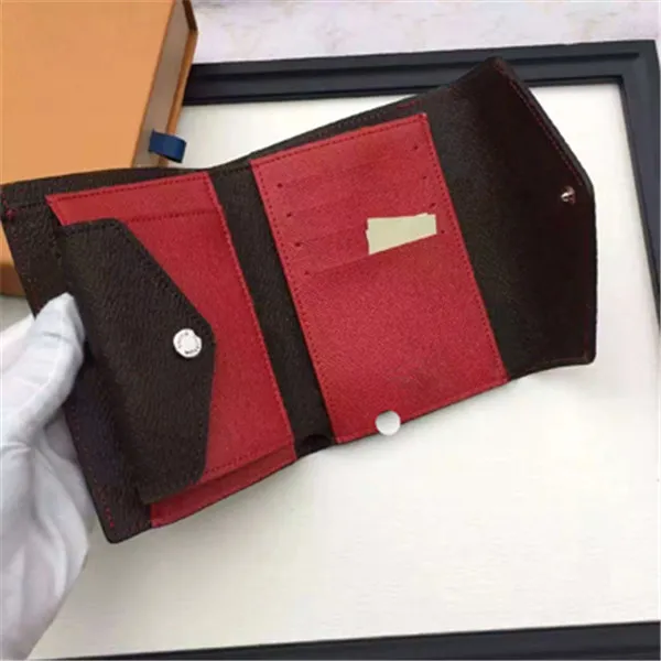 Wholesale Original Box Luxury Multicolor Coin Purse Date Code Short Wallet Card Holder Classic Zipper Pocket