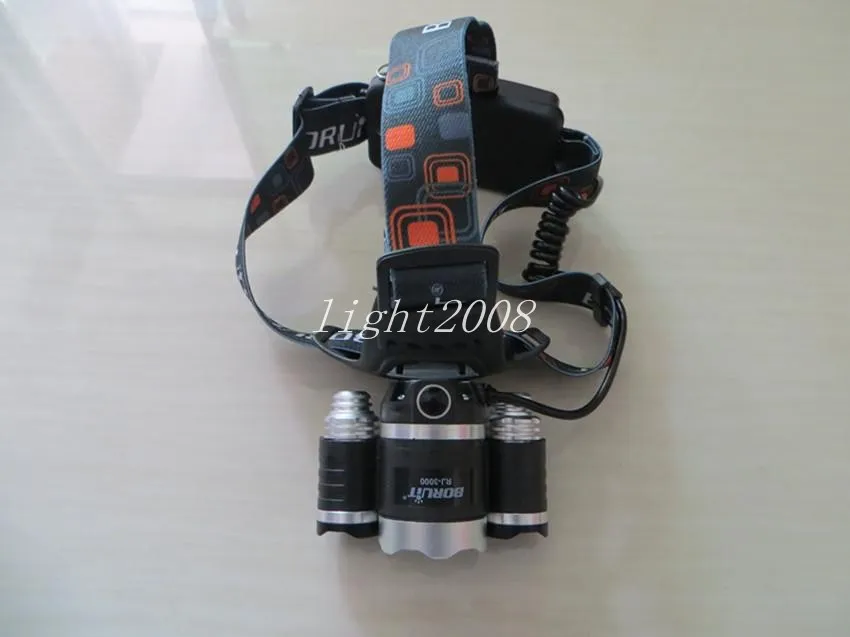 5000 Lumen 3T6 Boruit Head Light Farmance Outdoor Light Head Lamp Lampe Перезаряжается в 2x 18650 батарея рыбалка