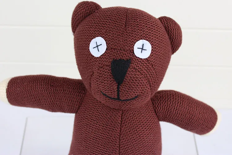 Mr Bean Teddy Bear Animal Stuffed Plush Toy22cm Brown Figure Doll 9949615