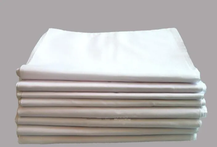Pure White Hankerchiefs 100% Katoen Zakdoeken Vrouwen Mannen 41cm * 41cm Pocket Square Wedding Plain DIY Print Draw Hankie