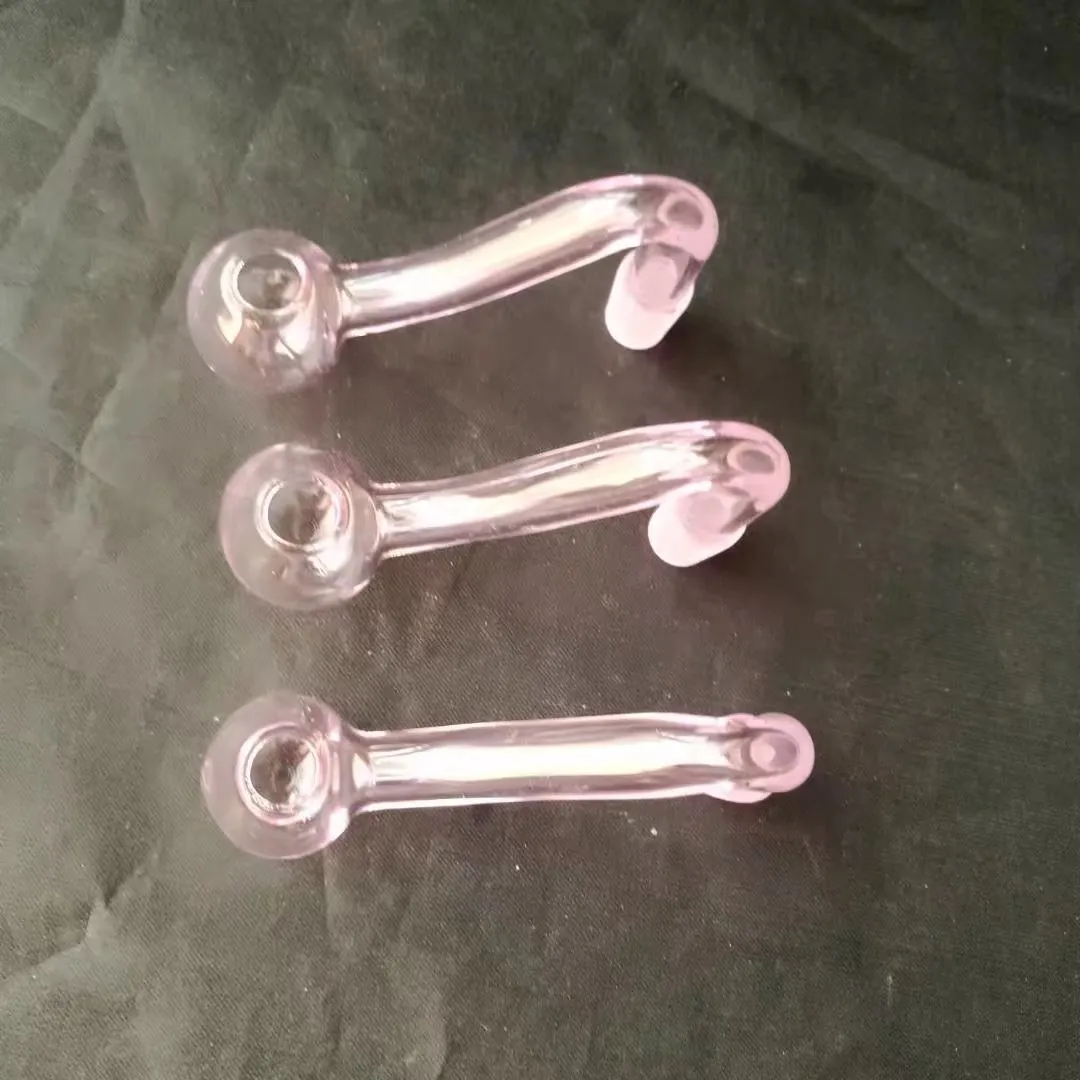 Nouveau pot rose, Bangs en verre en gros Brûleur à mazout Tuyaux en verre Tuyaux d'eau Tuyaux en verre Plates-formes pétrolières Fumer Free Shoping