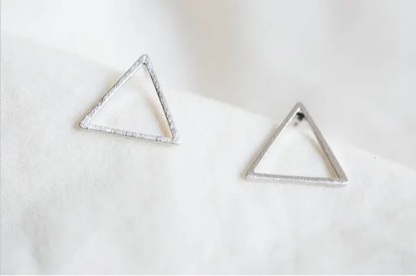 En 2016, le triangle composite nouvelle mode femmes boucles d'oreilles belles boucles d'oreilles en gros livraison gratuite meilleur cadeau