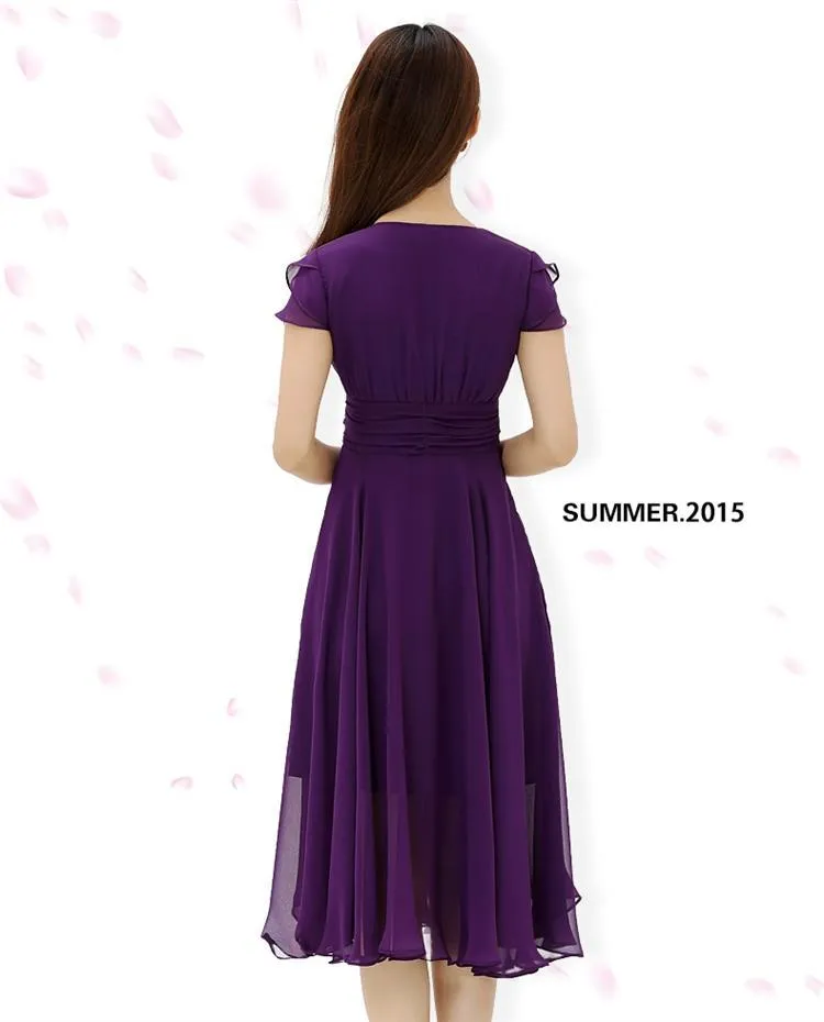Jurken voor vrouwen zomerjurk 2016 hoge kwaliteit mode net garen vrouwen jurk slanke grote yards dashiki jurk plus size