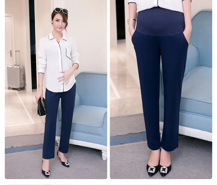 Stylish Maternity Belly Comfort Lady Pants For Office And Formal Work Autumn Spring Fashion For Pregnant Women From Mingway245 15.08 DHgate.Com