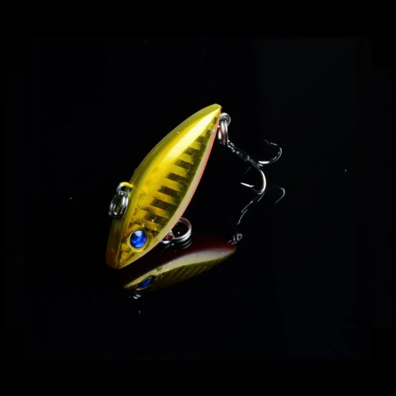 i MINI Sinking Rattling Wiggler VIB Lure Lipless Crankbaits Esche da pesca dure Vibe Vibration Rattle Hooks 2.75g 4cm 12 pz / lotto