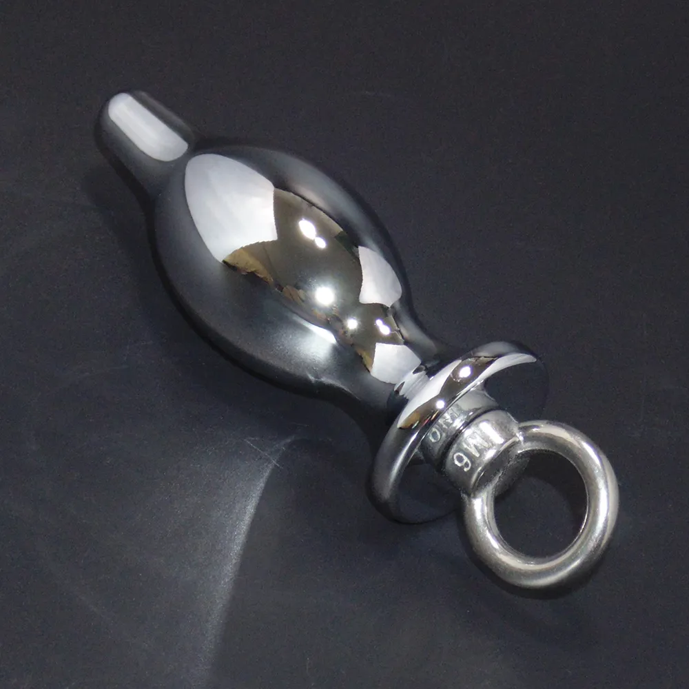  12cmX3.5cm  Big Size Safe Material Metal Anal Toys, Stainless steel Butt Plug Adult Sex Products for Men