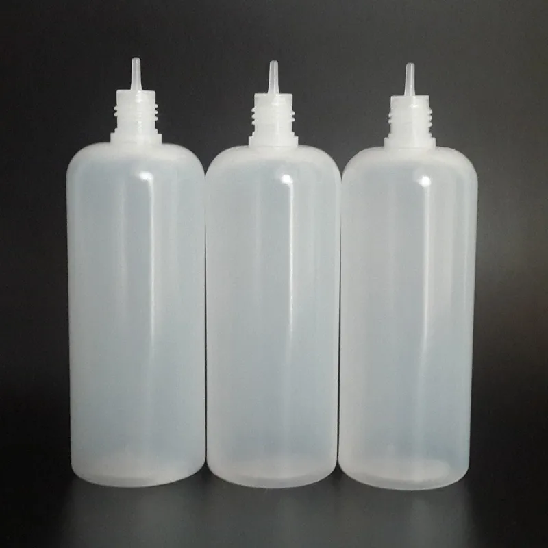 120ml LDPE E Garrafa de gotas de plástico líquido 120 ml Frascos vazios de e-suco com tampas à prova de criança Dicas de agulha fina longa
