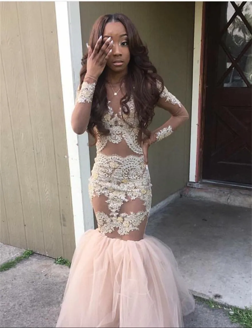 Gold 2 hotsell piece prom dress