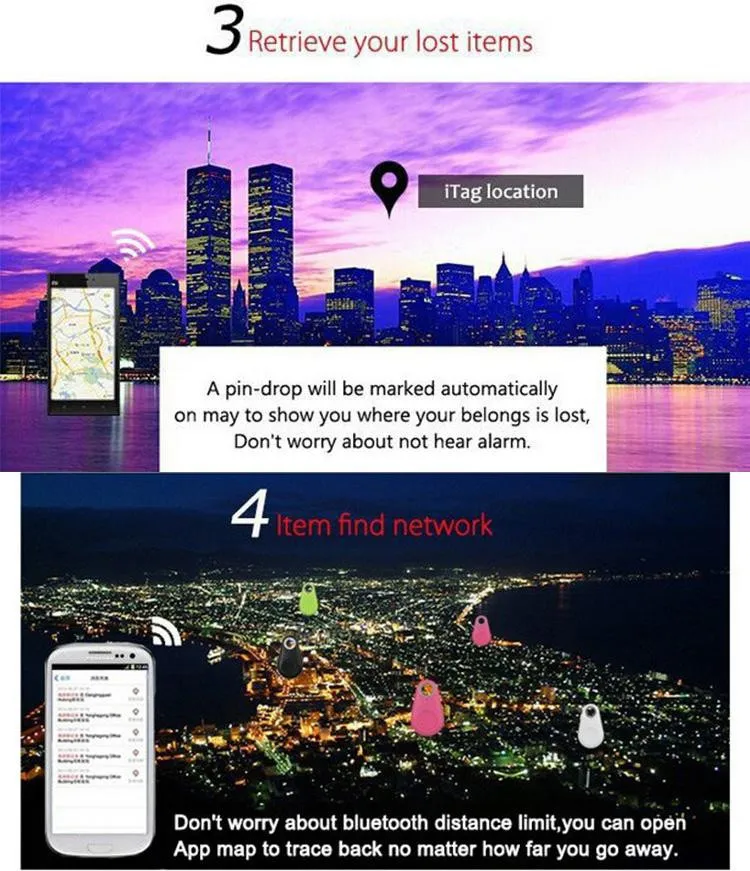 Itag Akıllı anahtar Bulucu Bluetooth Anahtar Bulucu İzleyici Bulucu Etiketleri Anti kayıp alarmı Çocuk Cüzdanı IOS Android için evcil köpek İzleyici Selfie