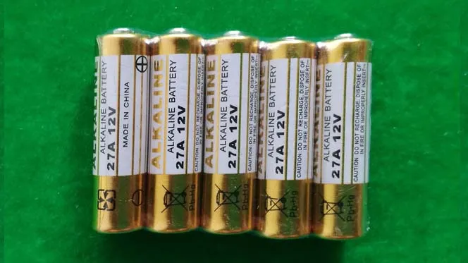 Batterie alcaline A27 27A MN27 L828 VR27 GP27A 12V, 100% fraîche, vente en gros d'usine