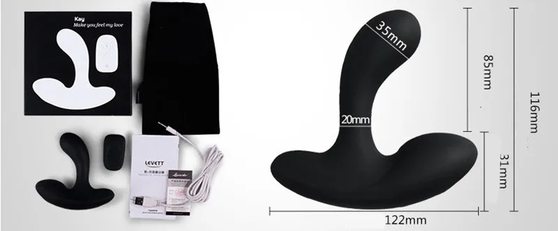 Télécommande 11 vibration à double moteur vibrant Silicone Anal Butt Frost Masseur Prostate Vibrateur Fetish Sex Products Toys for Men M1393687