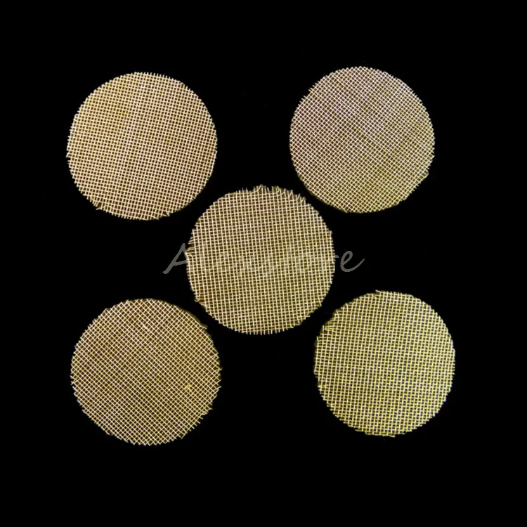 Tobacco Smoking Pipe Screen Metal Filters Silver and Brass Stainless Steel 20mm Mesh Bowl for Tobacco Pipe Smoking Pipe DHL
