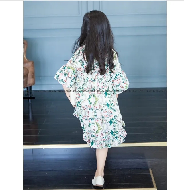 2016 Nouvelle Vente Chaude D'été De Mode Fille Princesse Robe Enfants Vêtements Mignon Filles Robes Enfants Vêtements 