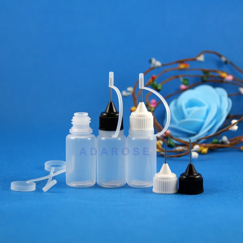 8 ML LDPE PE with Metallic Needle Tip Cap Plastic dropper bottles