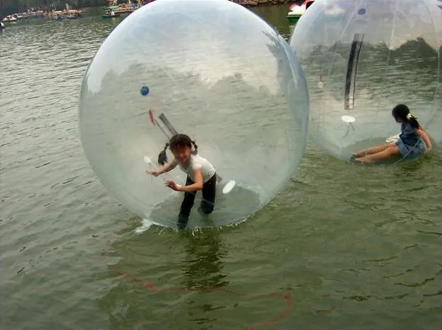 2m uppblåsbara vatten som går bollar pvc uppblåsbara zorb bollvatten promenad boll uppblåsbara rullande bollar flytande vatten sport dans bollar