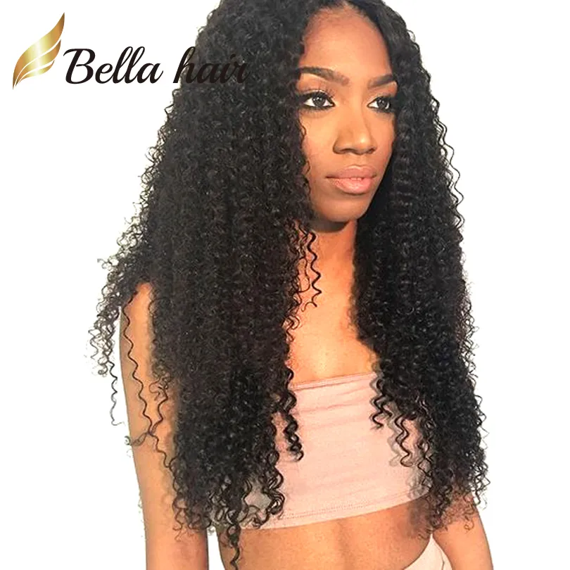 REMY HUSH HEAR COMPLE LAGE WIG KINKY CURLY MONGOLIAN MONGOLIAN GLUELAN LACE LACE CAPS MEDILE