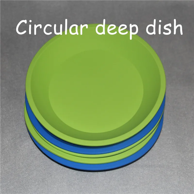 Круглый силиконовый поднос, глубокая посуда, круглая силиконовая сковорода, 8 удобных антипригарных силиконовых ковриков для подносов, мини-нефтяные вышки5657548