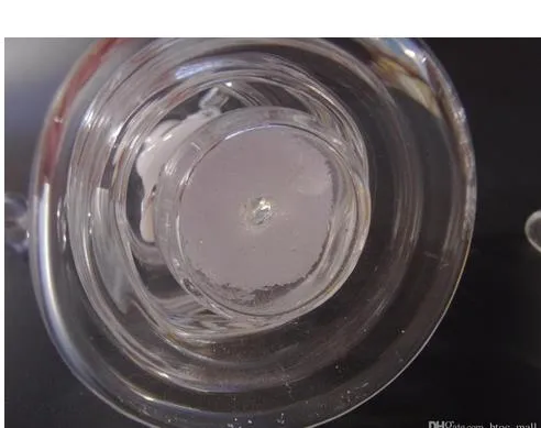 Tubos de vidro Bubbler de vidro de vidro de vidro Bongos de vidro Bongos de fundo duplo Pote de areia JH034-10mm