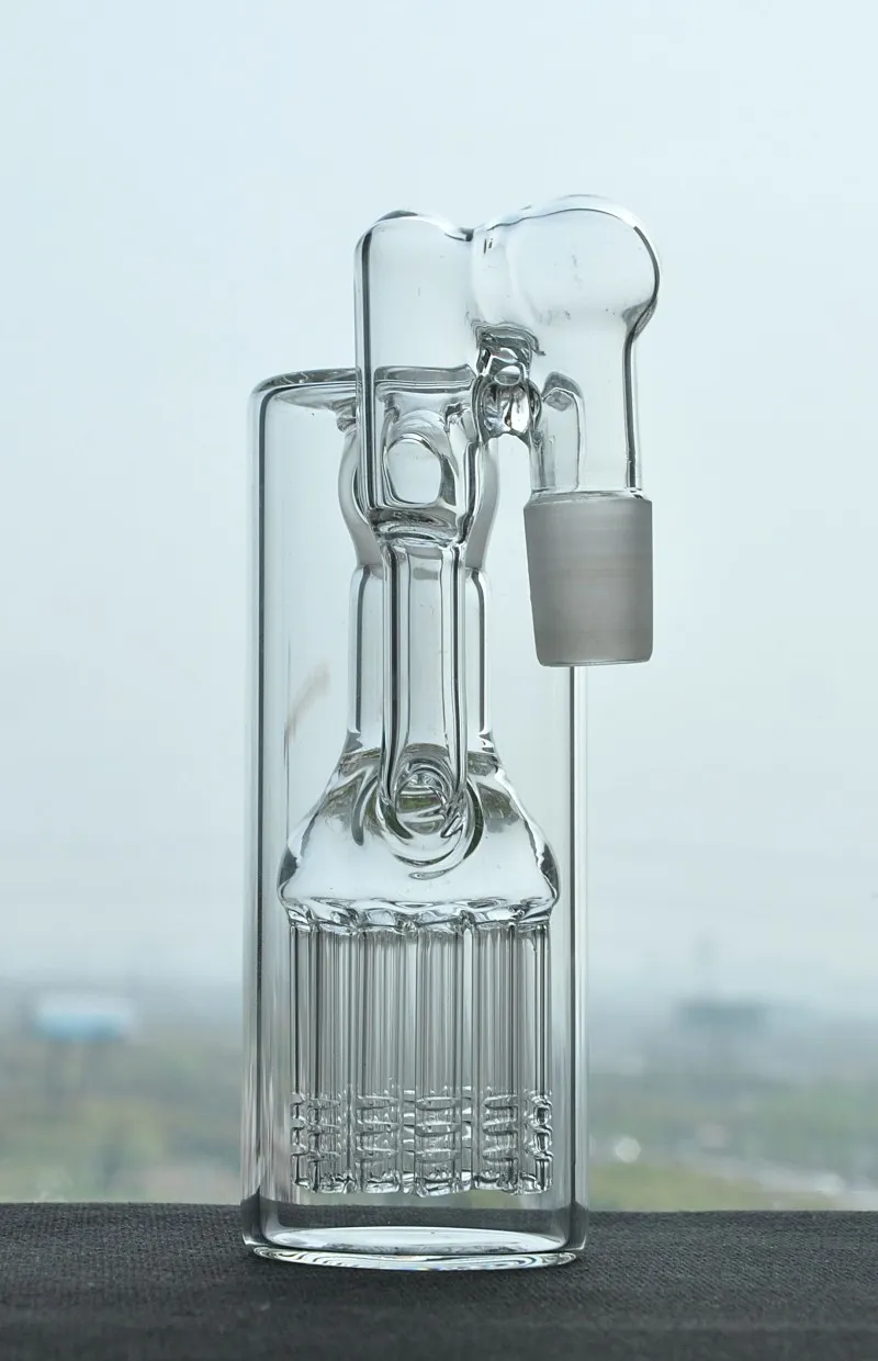 Collinss waterpijpen Clear 12 Arm Boom Percolator 18mm Glas Ash Catcher Glas Waskolf Glazen Waterpijp Gratis Verzending