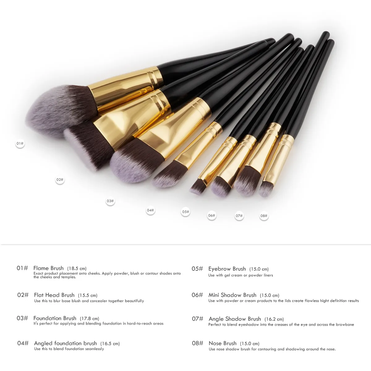 Premium Makeup brushes set Soft Synthetic Hair Brush Professional Makeup Artist Brush Tool Makeup Brush Kit Tools DHL Free