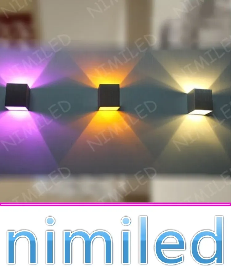 nimi966 3W LED Wall Mounted / Recessed TV Sofa Background Wall Lamp Bedroom Bedside Lamps Aisle Corridor Light Lights KTV Stairs Lighting