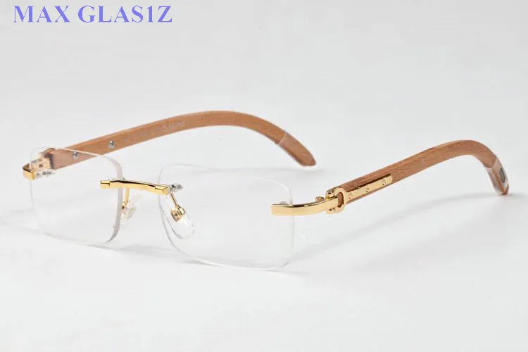 nowe modne okulary przeciwsłoneczne dla kobiet sportowe spolaryzowane okulary przeciwsłoneczne z przezroczystymi lustrzanymi soczewkami męskie nowe modne sportowe drewniane okulary bez oprawek są dostarczane z etui