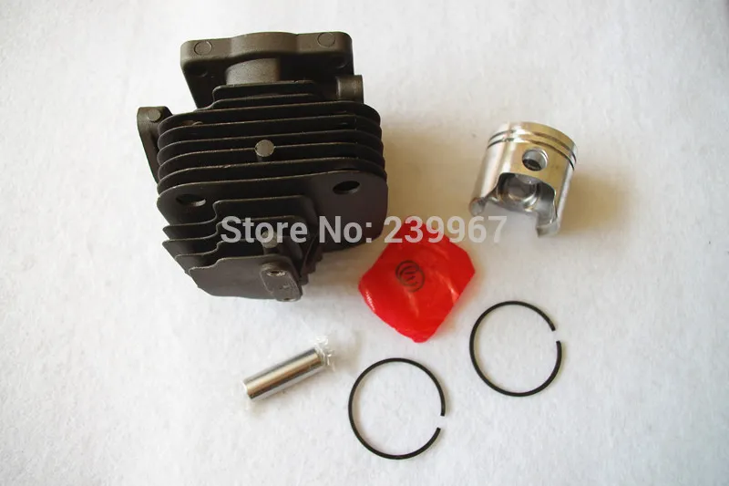 Cylinder & piston kit 39MM fits Mitsubishi T200 cheap brush cutter Cylinder kolben assy replacement part