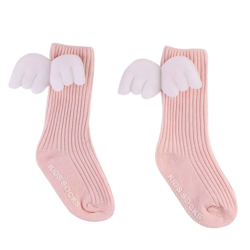 New Angel Wings Newborn Socks Cotton Children Socks Kids Knine Knee High Socks Baby Girls Girls Baby Clothing Clothing W6437585