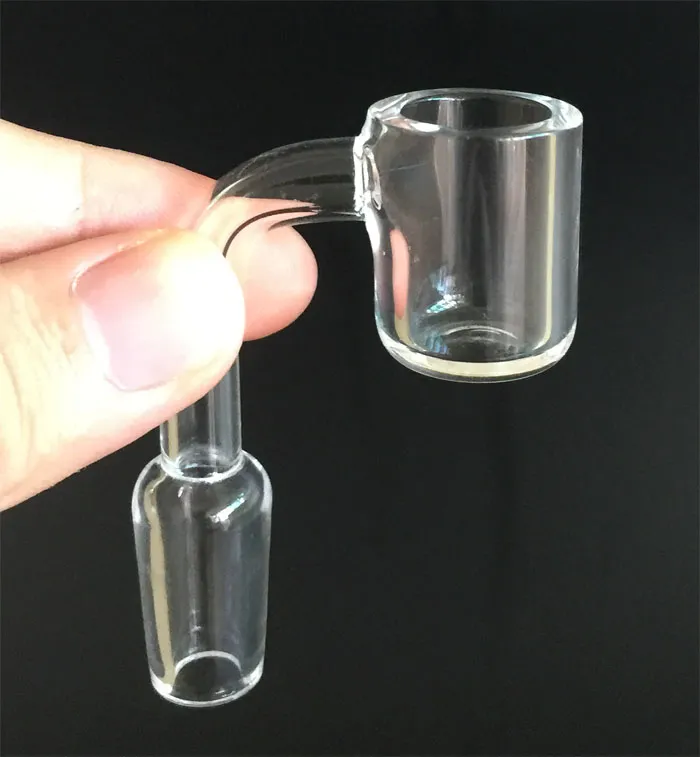 New 3mm Thick Flat Top XL Quartz Banger Nail With 20mm OD Female Male 10mm 14mm 18mm 90 degree Quartz Banger Domeless Nail