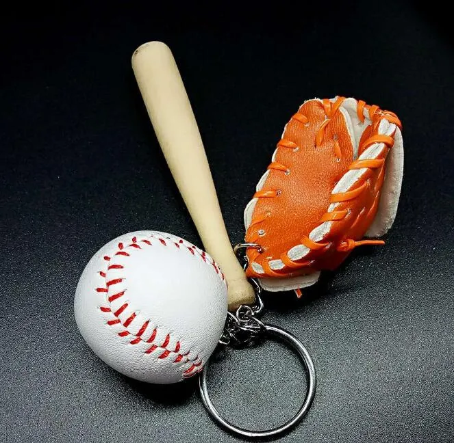 Collectable Good Creative Baseball Key Holder Fan Baseball Fan fournit des cadeaux de souvenirs sportifs Keychains Mix Commandez 100 pièces