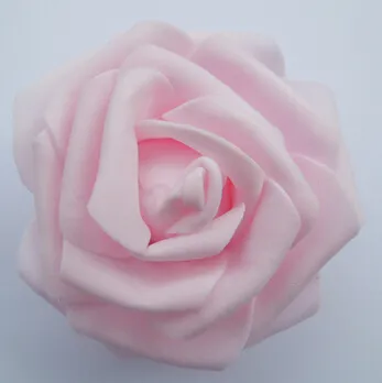 Wholesale 7cmの手作りの人工的な泡のバラの花の頭の結婚式の装飾のキスボール送料無料