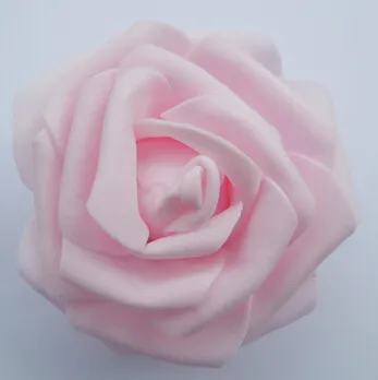 Partihandel 100st 7cm Handgjorda Konstgjorda Skum Rose Flower Heads För Bröllopsdekoration Kyssande Ball Gratis Frakt