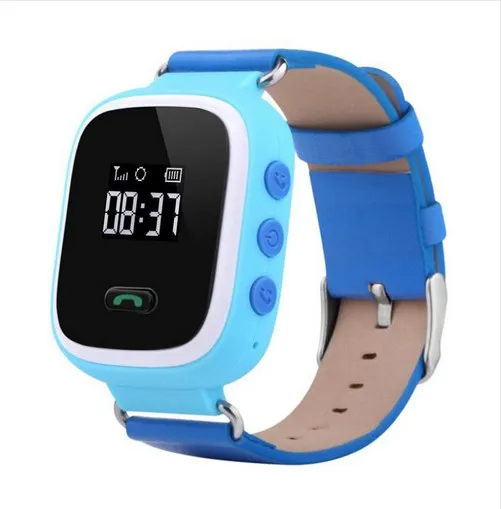 Kid Smart Watch Wristwatch SOS Call GPS Location Q60 SmartWatchs Device Tracker för Kid Safe Anti Lost Monitor Baby Gift