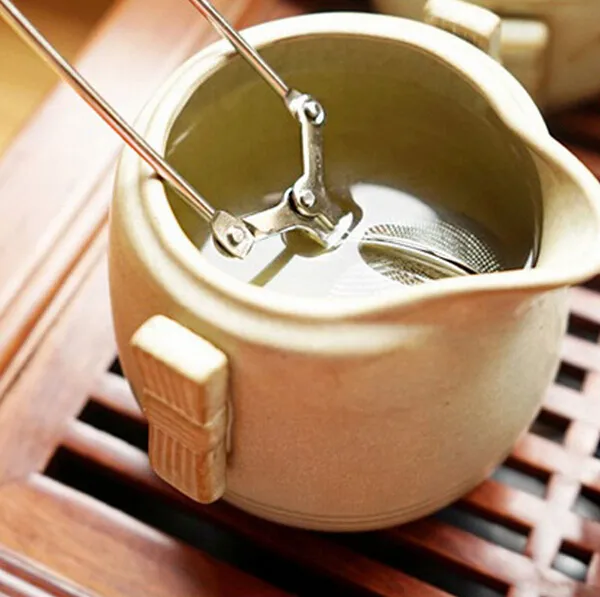 Passoire à thé en acier inoxydable avec poignée pour thé en feuilles, boules de thé à mailles fines, infuseurs filtrants