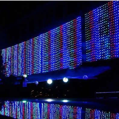3 متر × 3 متر 300 الصمام ضوء عيد الميلاد سلسلة الجنية حكاية ستارة الزفاف ضوء الزخرفية / الإضاءة AC110V-250V