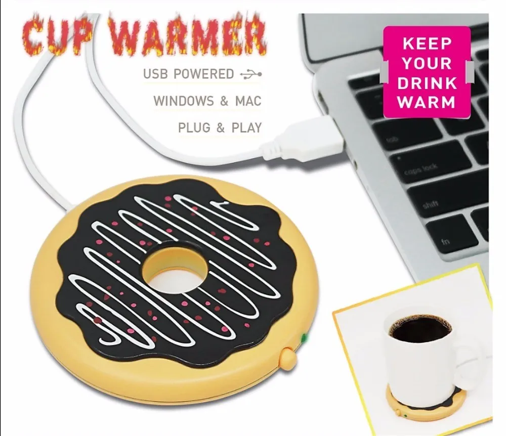 Chauffe Tasse USB en forme de Biscuit Cookie