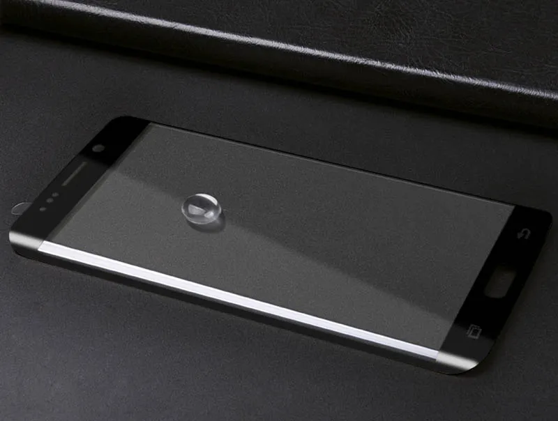 Protector de pantalla del teléfono de la curva 3D de la cubierta completa delantera para Samsung Galaxy S10 S9 S8 PLUS Note7 S7 Edge S6 de 0,3 mm de vidrio templado